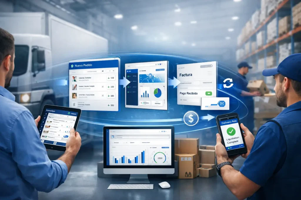 Ciclo Order-to-Cash automatizado con la MasterSuite de MobilityApps