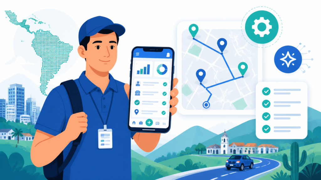 Automatización de la Fuerza de Ventas (SFA): cómo elegir el software correcto en LATAM — MobilityApps